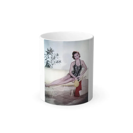 Jeanne Crain #195 (Vintage Female Icon) Color Changing Coffee Mug 11oz - Go Mug Yourself