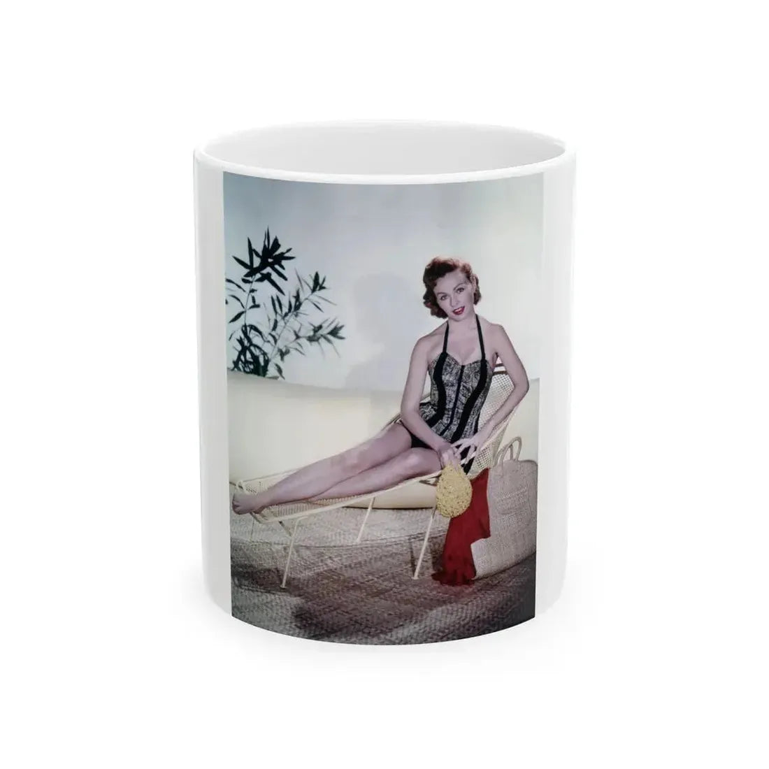 Jeanne Crain #195 (Vintage Female Icon) White Coffee Mug 11oz - Go Mug Yourself