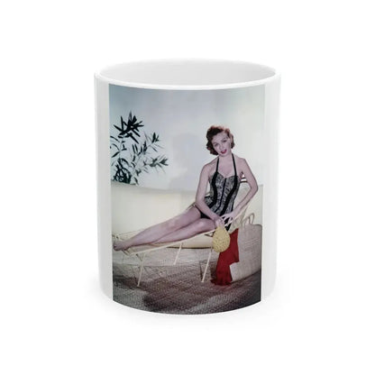 Jeanne Crain #195 (Vintage Female Icon) White Coffee Mug 11oz - Go Mug Yourself