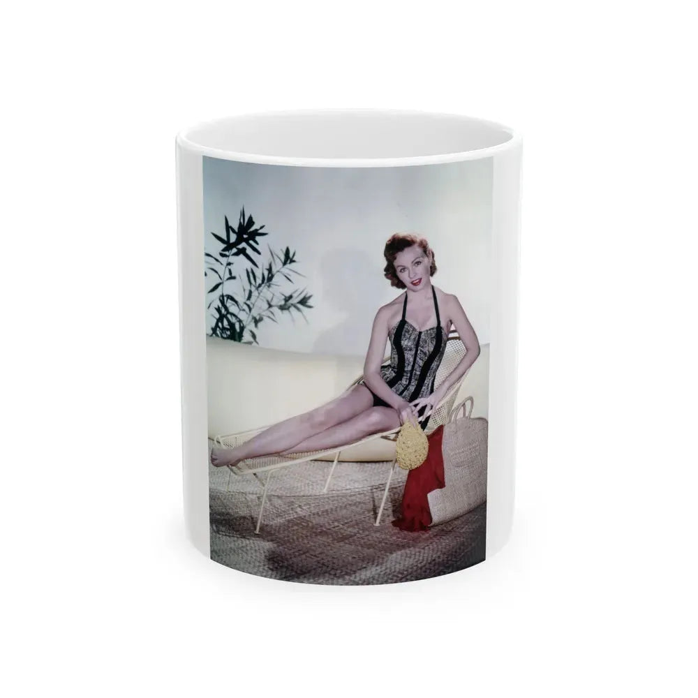Jeanne Crain #195 (Vintage Female Icon) White Coffee Mug 11oz - Go Mug Yourself