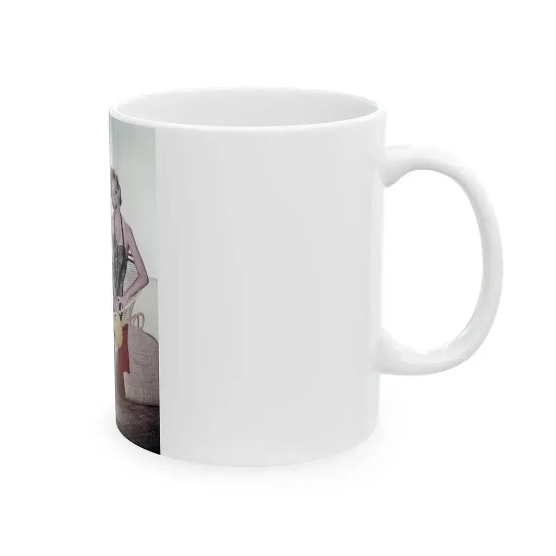 Jeanne Crain #195 (Vintage Female Icon) White Coffee Mug - Go Mug Yourself