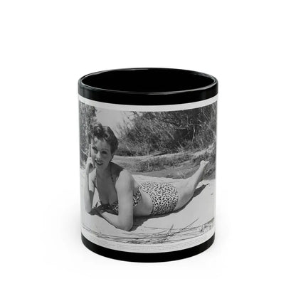 Jeanne Crain #81 (Vintage Female Icon) Black Coffee Mug 11oz - Go Mug Yourself