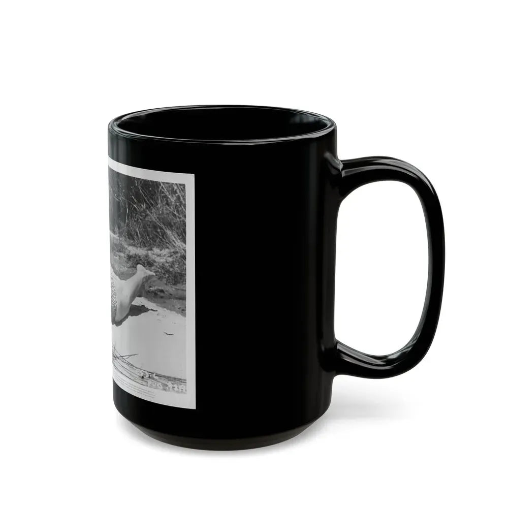 Jeanne Crain #81 (Vintage Female Icon) Black Coffee Mug - Go Mug Yourself
