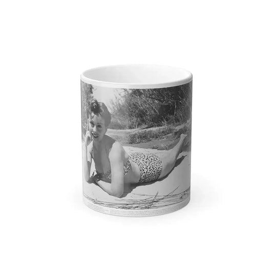 Jeanne Crain #81 (Vintage Female Icon) Color Changing Coffee Mug 11oz - Go Mug Yourself