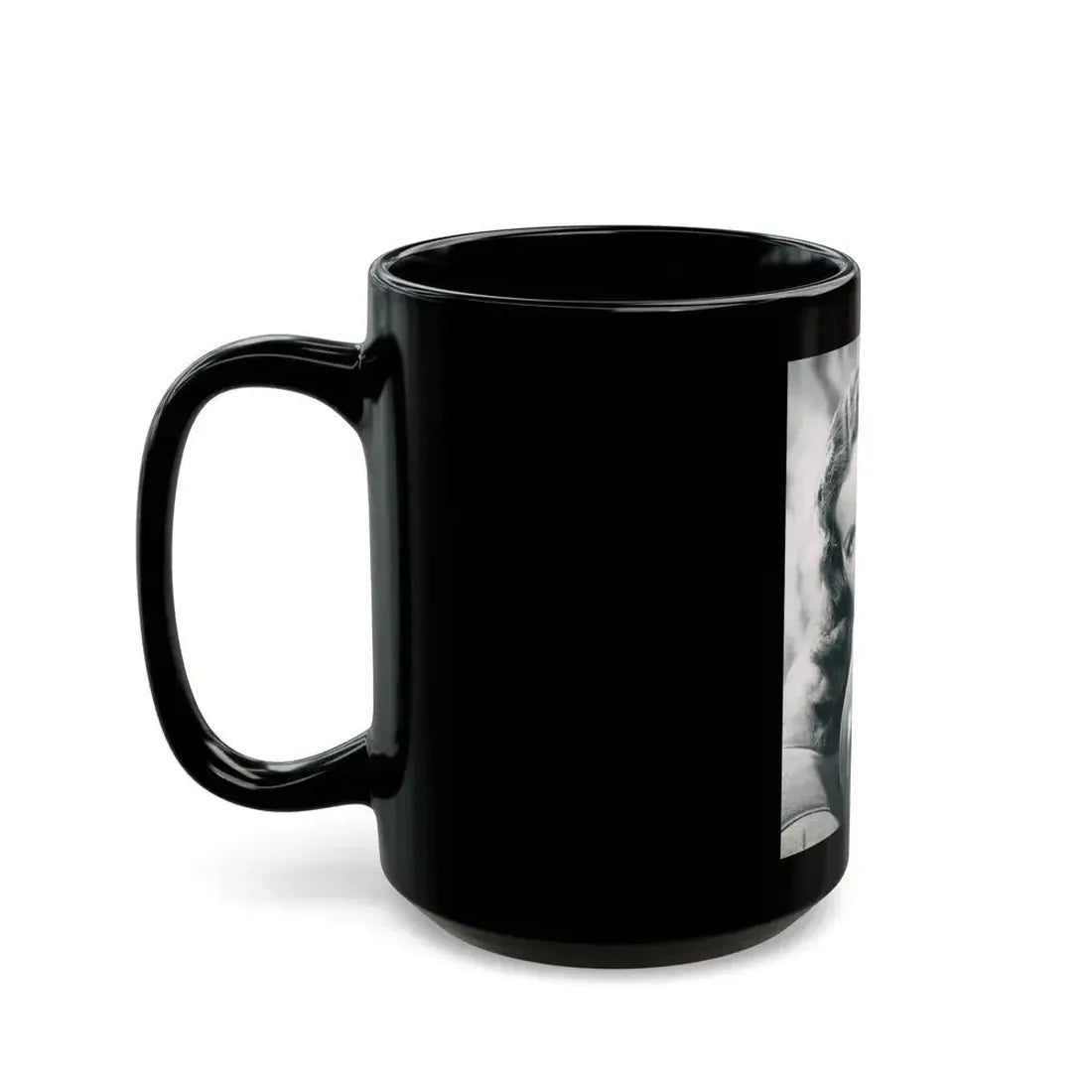 Jeanne Crain #97 (Vintage Female Icon) Black Coffee Mug - Go Mug Yourself
