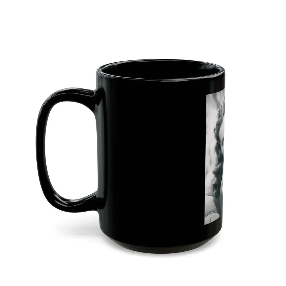 Jeanne Crain #97 (Vintage Female Icon) Black Coffee Mug - Go Mug Yourself