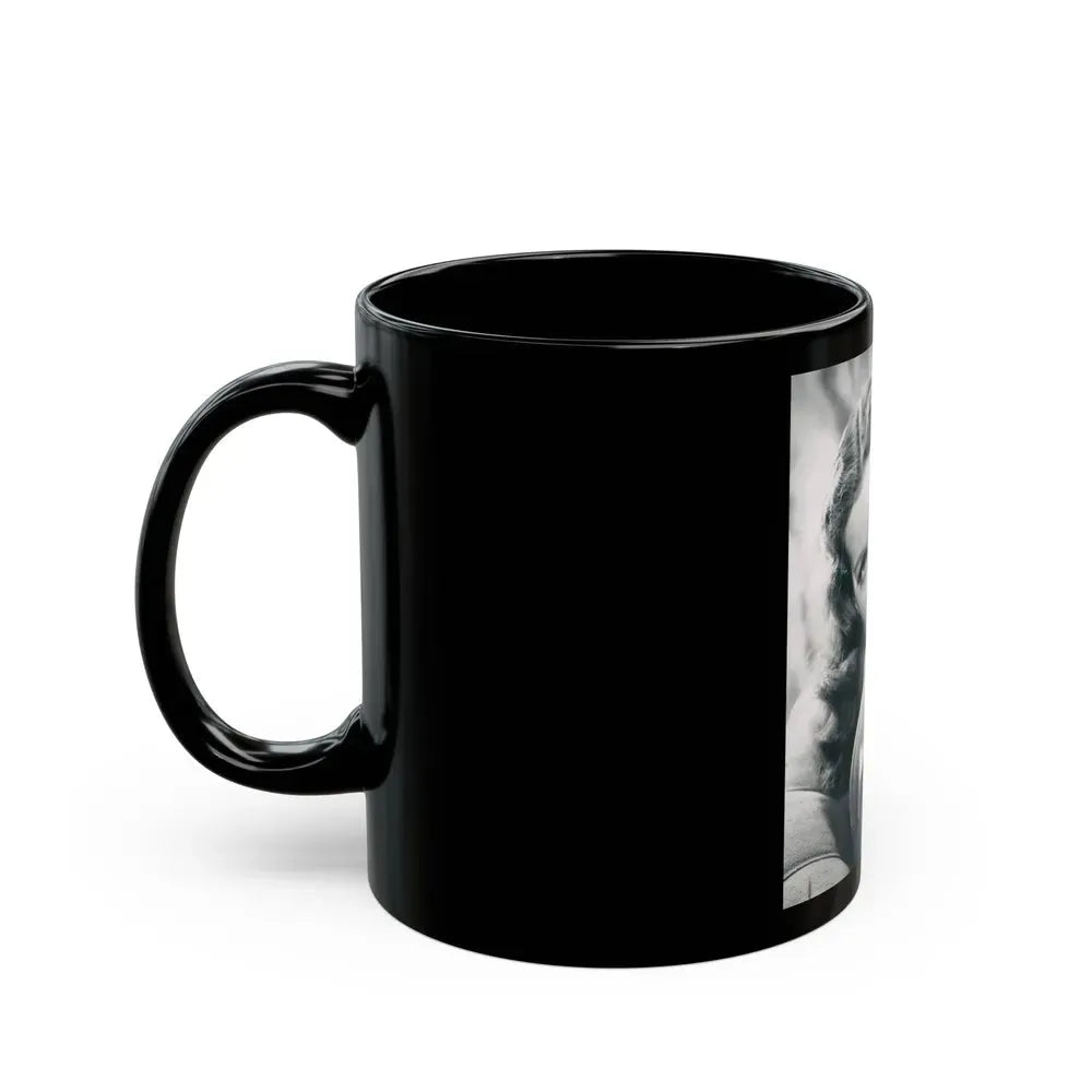 Jeanne Crain #97 (Vintage Female Icon) Black Coffee Mug - Go Mug Yourself