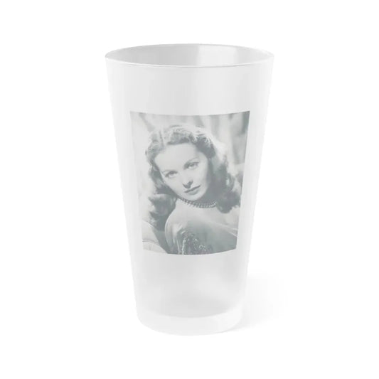 Jeanne Crain #97 (Vintage Female Icon) Frosted Pint Glass 16oz 16oz Frosted - Go Mug Yourself