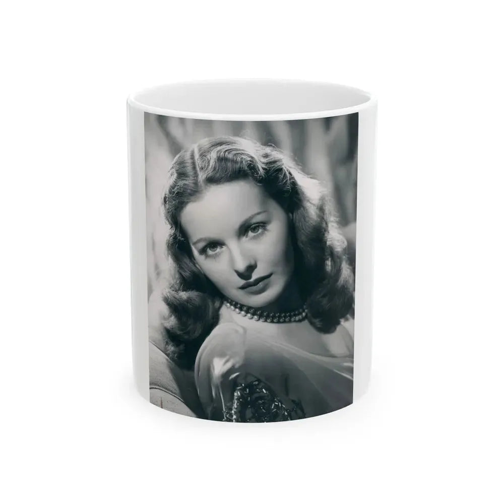 Jeanne Crain #97 (Vintage Female Icon) White Coffee Mug 11oz - Go Mug Yourself