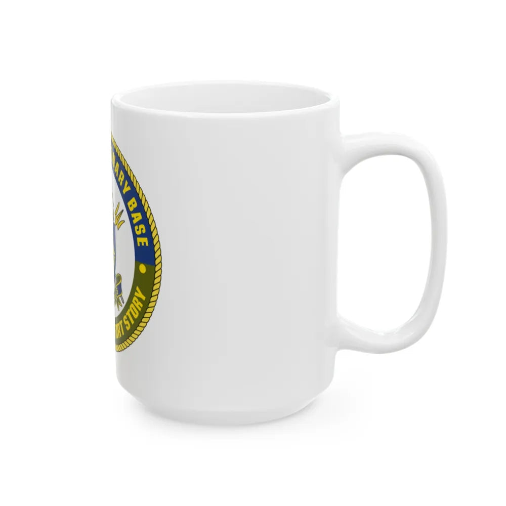 JEB Little Creek Fort Story (U.S. Navy) White Coffee Mug-Go Mug Yourself