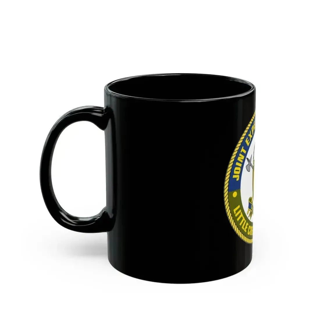 JEB Little Creek Fort Story (U.S. Navy) Black Coffee Mug - Go Mug Yourself