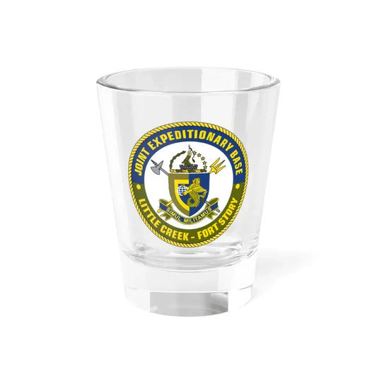 JEB Little Creek Fort Story (U.S. Navy) Shot Glass 1.5oz 1.5oz - Go Mug Yourself