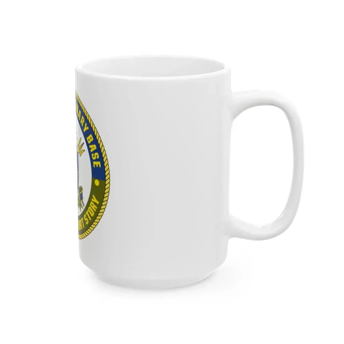JEB Little Creek Fort Story (U.S. Navy) White Coffee Mug - Go Mug Yourself