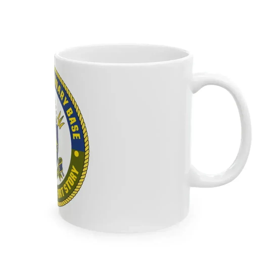 JEB Little Creek Fort Story (U.S. Navy) White Coffee Mug - Go Mug Yourself