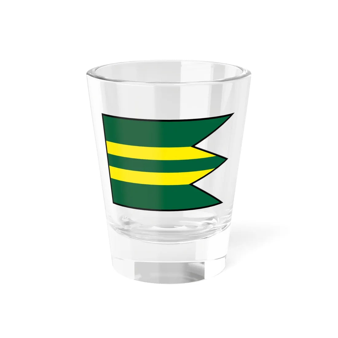 Jedlove Kostolany Zlate Moravce Flag (Slovakia) Shot Glass 1.5oz 1.5oz - Go Mug Yourself