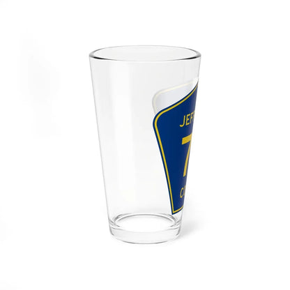 Jefferson County 70 (Colorado) (Road Sign) Pint Glass 16oz - Go Mug Yourself
