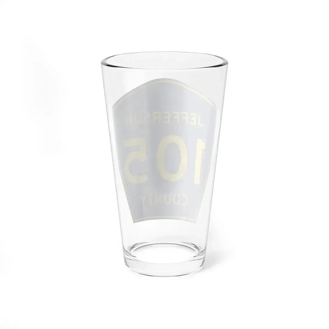 Jefferson County Route 105 AL (Alabama) (Road Sign) Pint Glass 16oz - Go Mug Yourself