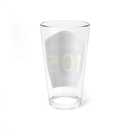 Jefferson County Route 105 AL (Alabama) (Road Sign) Pint Glss 16oz - Go Mug Yourself
