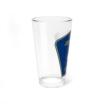 Jefferson County Route 4 AR (Arkansas) (Road Sign) Pint Glass 16oz - Go Mug Yourself