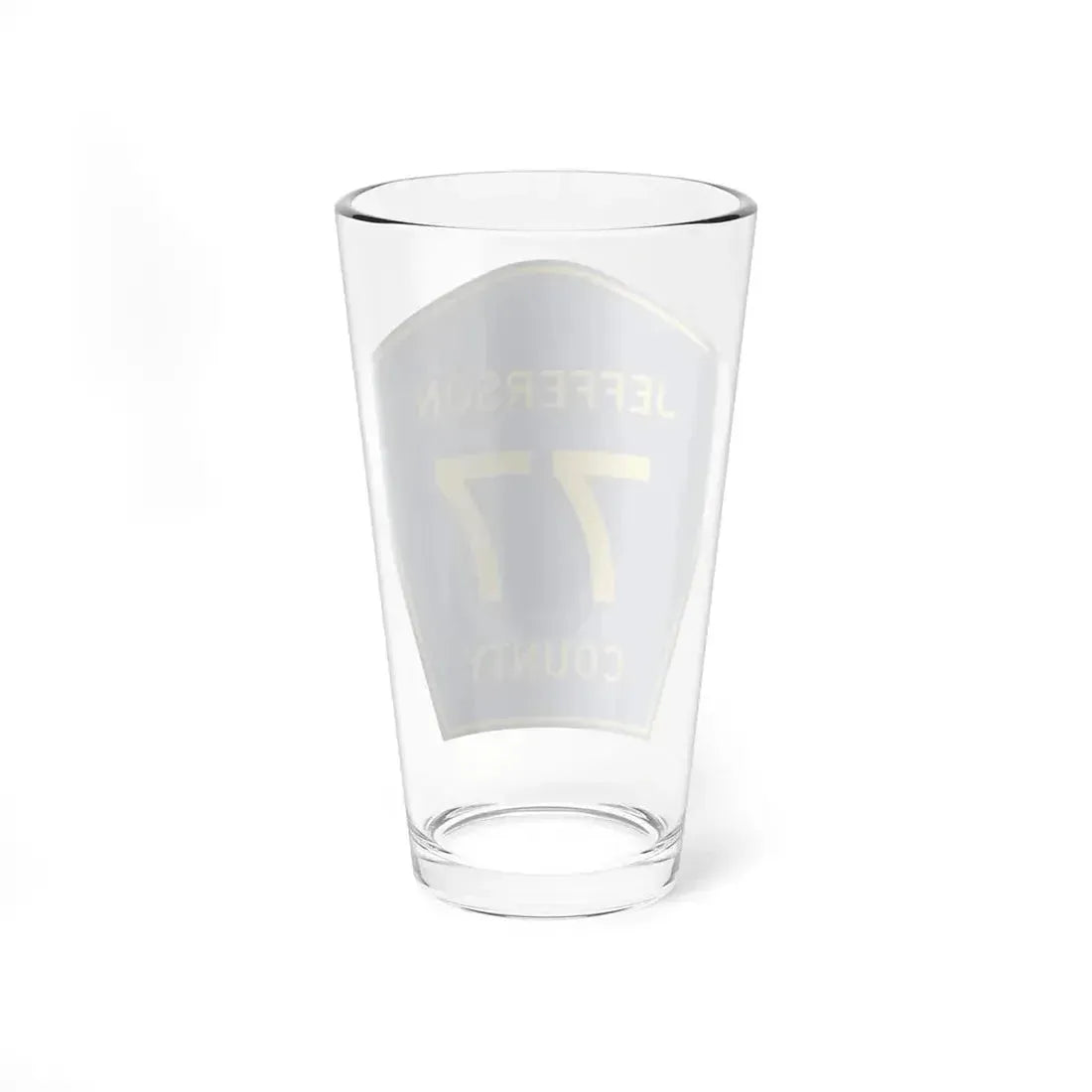 Jefferson County Route 77 AL (Alabama) (Road Sign) Pint Glass 16oz - Go Mug Yourself