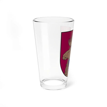 Jelgava COA small (Latvia) (Coat of Arms) Pint Glass 16oz - Go Mug Yourself