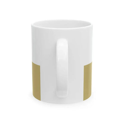 Jelgavas novada karogs (Latvia) White Coffee Mug - Go Mug Yourself
