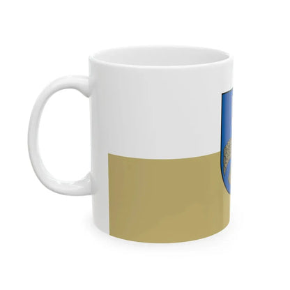 Jelgavas novada karogs (Latvia) White Coffee Mug - Go Mug Yourself