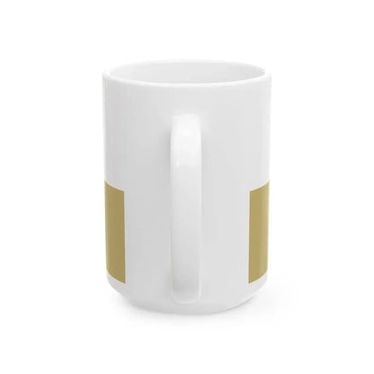 Jelgavas novada karogs (Latvia) White Coffee Mug - Go Mug Yourself