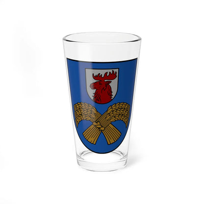 Jelgavas novads COA (Latvia) (Coat of Arms) Pint Glass 16oz 16oz - Go Mug Yourself