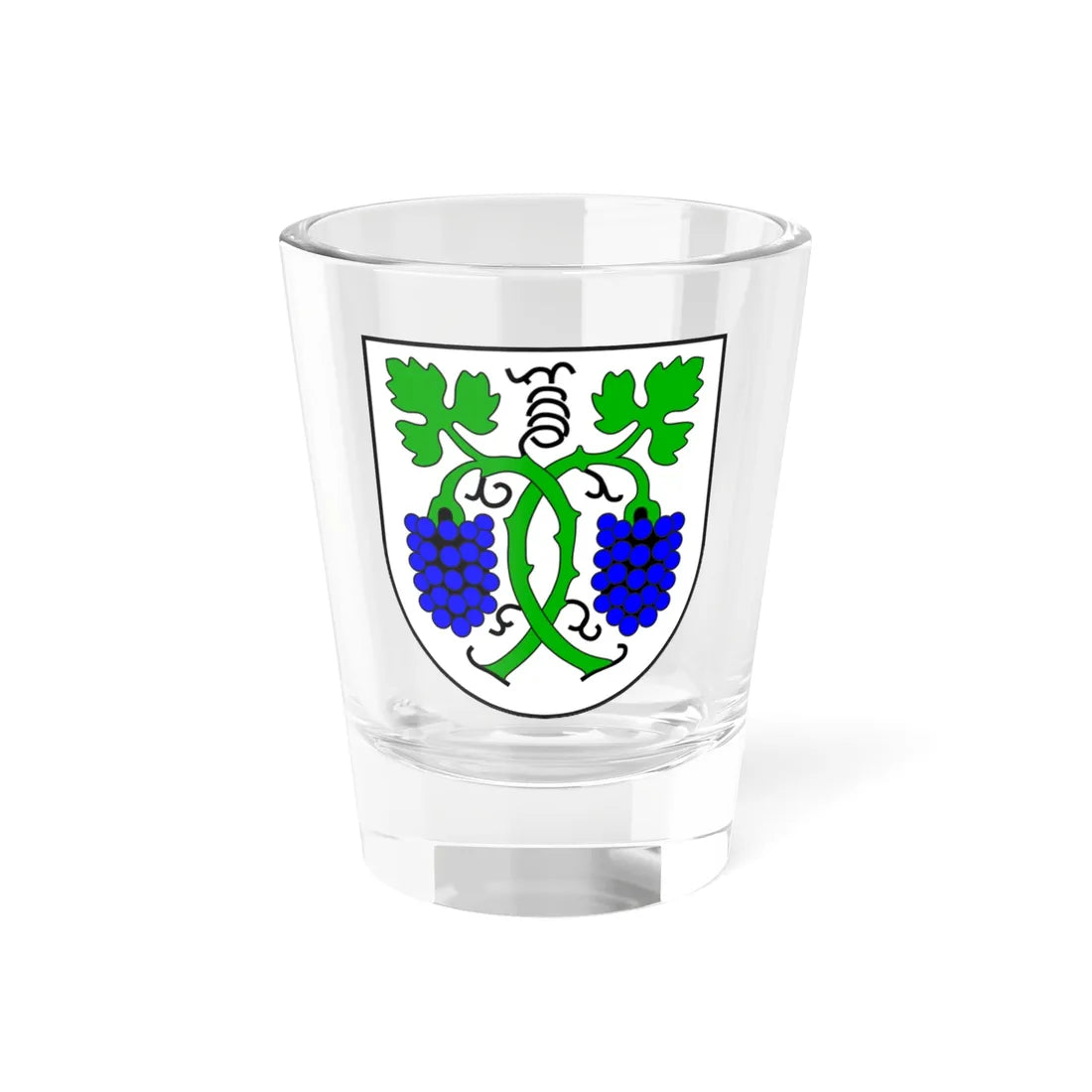 Jenins wappen (Switzerland) (Coat of Arms) Shot Glass 1.5oz 1.5oz - Go Mug Yourself