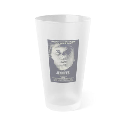 JENNIFER 1978 Movie Poster - Frosted Pint Glass 16oz-16oz-Frosted-Go Mug Yourself