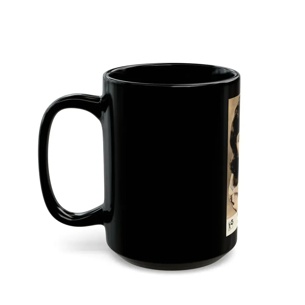 Jennifer Jayne #09 (Vintage Female Icon) Black Coffee Mug - Go Mug Yourself