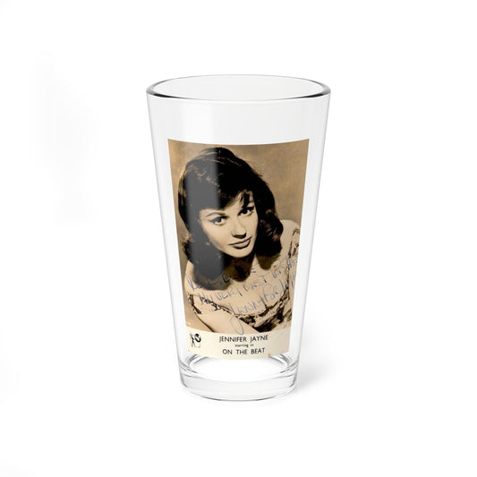 Jennifer Jayne #09 (Vintage Female Icon) Pint Glass 16oz-16oz-Go Mug Yourself