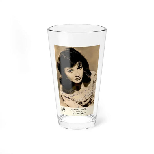 Jennifer Jayne #09 (Vintage Female Icon) Pint Glass 16oz 16oz - Go Mug Yourself