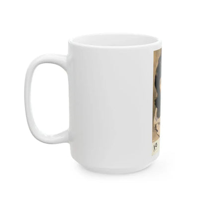 Jennifer Jayne #09 (Vintage Female Icon) White Coffee Mug - Go Mug Yourself