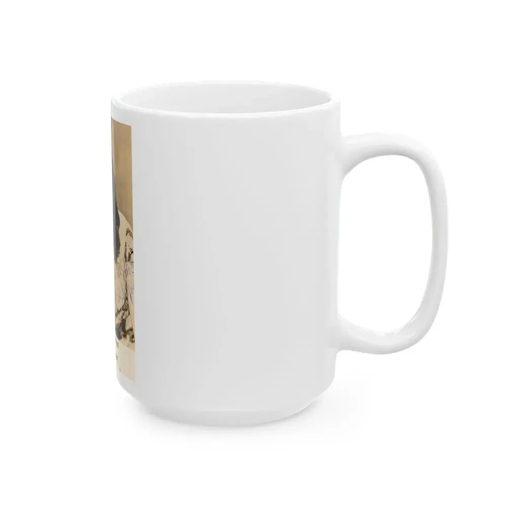Jennifer Jayne #09 (Vintage Female Icon) White Coffee Mug - Go Mug Yourself
