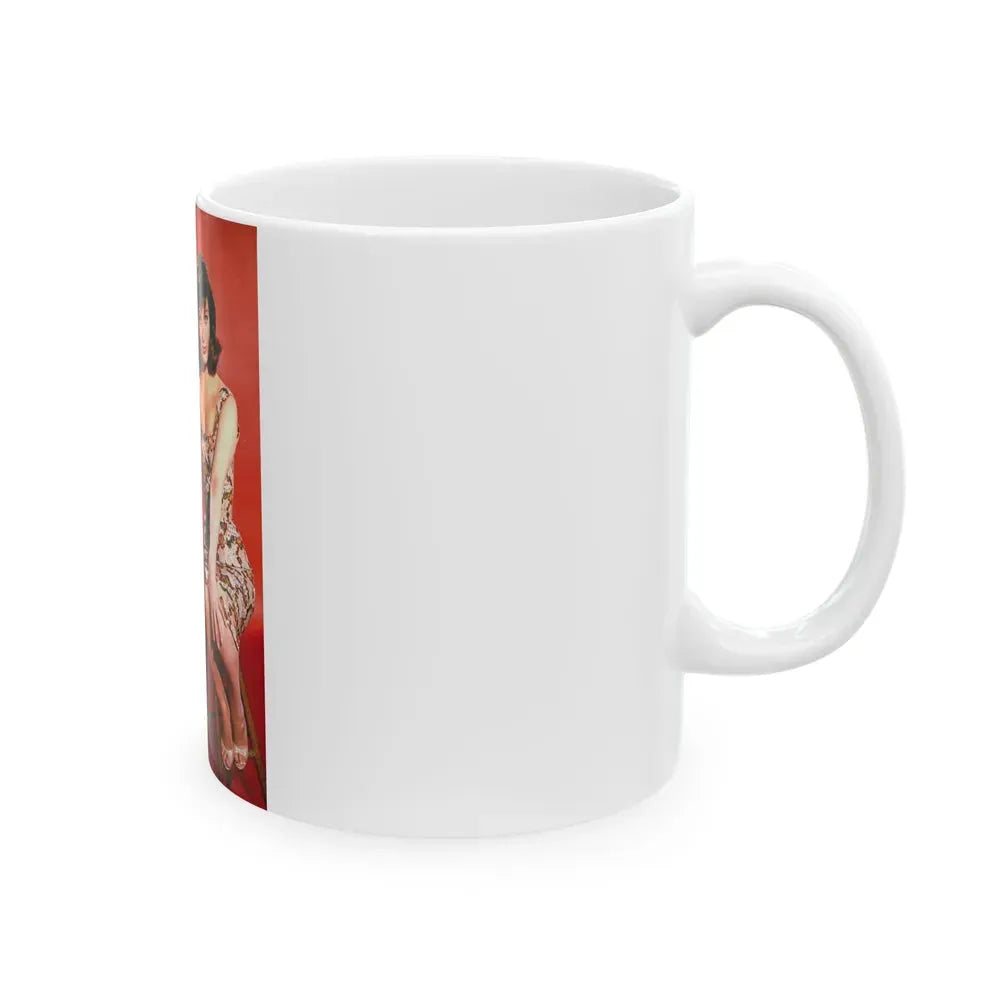 Jennifer Jayne #10 (Vintage Female Icon) White Coffee Mug - Go Mug Yourself