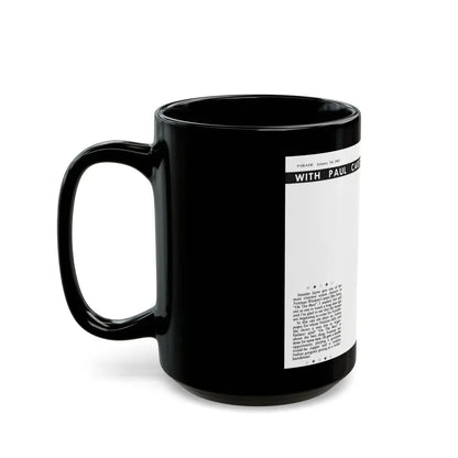 Jennifer Jayne #13 (Vintage Female Icon) Black Coffee Mug - Go Mug Yourself