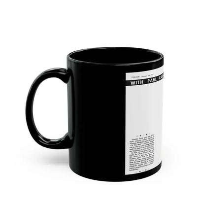 Jennifer Jayne #13 (Vintage Female Icon) Black Coffee Mug - Go Mug Yourself