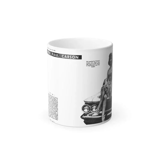 Jennifer Jayne #13 (Vintage Female Icon) Color Changing Coffee Mug 11oz - Go Mug Yourself