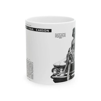 Jennifer Jayne #13 (Vintage Female Icon) White Coffee Mug 11oz - Go Mug Yourself