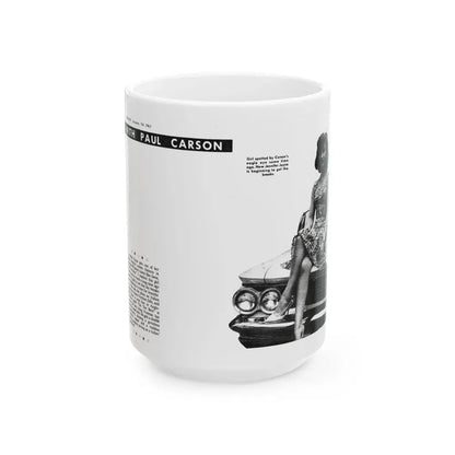 Jennifer Jayne #13 (Vintage Female Icon) White Coffee Mug 15oz - Go Mug Yourself