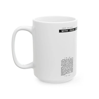 Jennifer Jayne #13 (Vintage Female Icon) White Coffee Mug - Go Mug Yourself