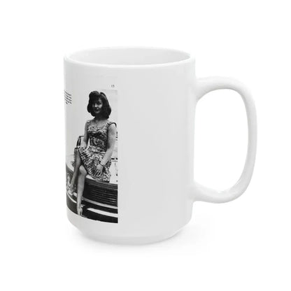 Jennifer Jayne #13 (Vintage Female Icon) White Coffee Mug - Go Mug Yourself