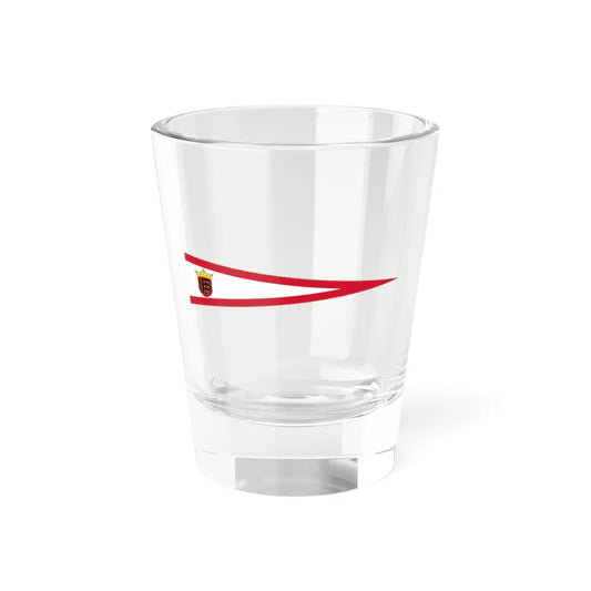 Jersey storm flag (United Kingdom) Shot Glass 1.5oz 1.5oz - Go Mug Yourself