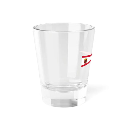 Jersey storm flag (United Kingdom) Shot Glass 1.5oz - Go Mug Yourself