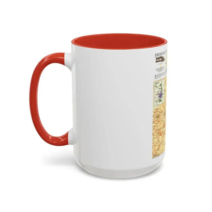 Jerusalem (1996) (Map) Accent Coffee Mug - Go Mug Yourself