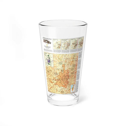 Jerusalem (1996) (Map) Pint Glass 16oz-16oz-Go Mug Yourself