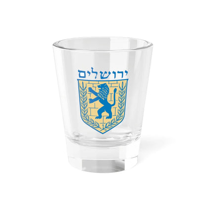 Jerusalem emblem (Israel) (Coat of Arms) Shot Glass 1.5oz 1.5oz - Go Mug Yourself