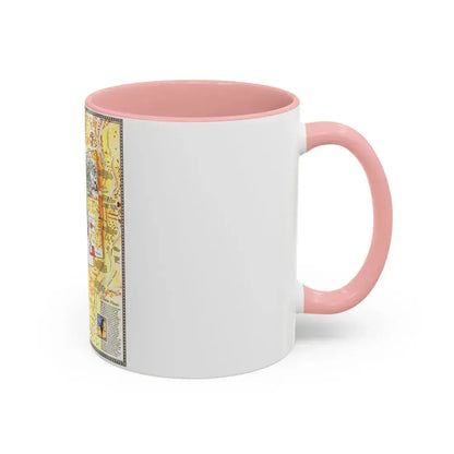 Jerusalem- The Old City (1996) (Map) Accent Coffee Mug - Go Mug Yourself